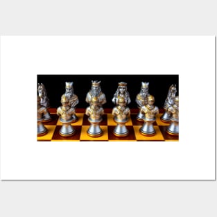 Chessmen At The Ready Posters and Art